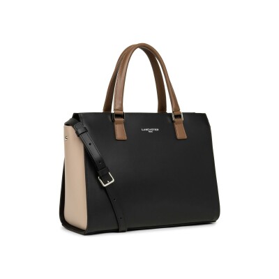 Sac cabas zippé Lancaster Smooth L