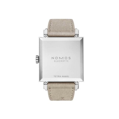 Montre NOMOS Glashütte Tetra Ochra steel back