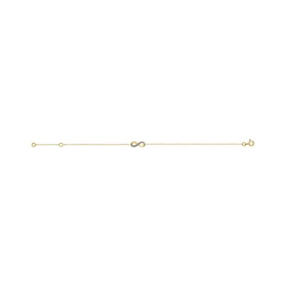 Bracelet en or jaune et diamant