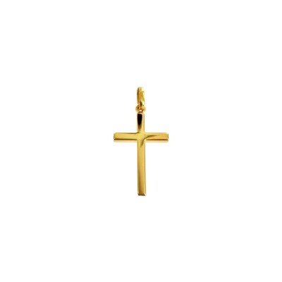 Pendentif croix en or jaune