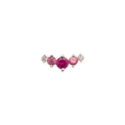 Piercing belOReil en argent et oxydes de zirconium