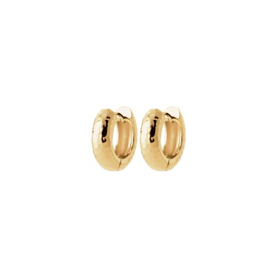 Boucles d'oreilles créoles belOReil en plaqué or