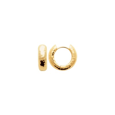 Boucles d'oreilles créoles belOReil en plaqué or