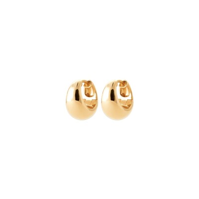 Boucles d'oreilles créoles belOReil en plaqué or
