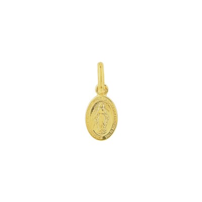 Médaille Vierge Miraculeuse en or jaune