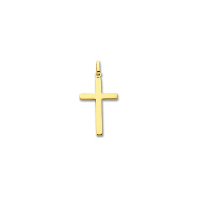 Pendentif croix en or jaune