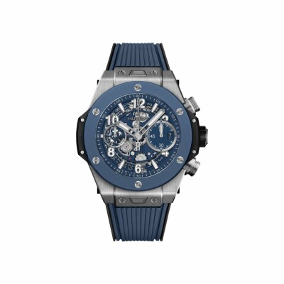 Hublot Big Bang unico titanium blue ceramic watch