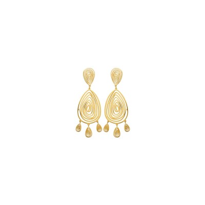 Boucles d'oreilles belOReil Spirales en acier