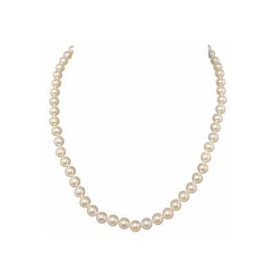 Collier en or jaune et perle de culture Akoya