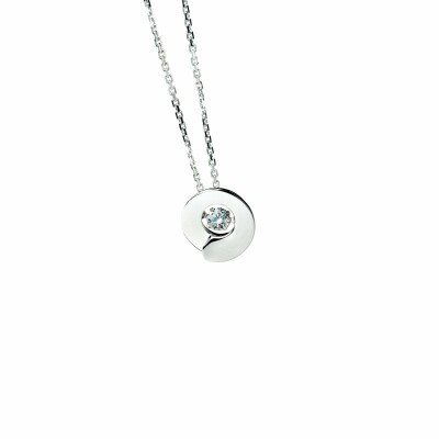 Collier Garel Envol en or blanc et diamant