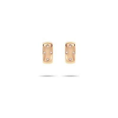 Boucles d'oreilles Fullord Gold Ghost en or rose et diamants