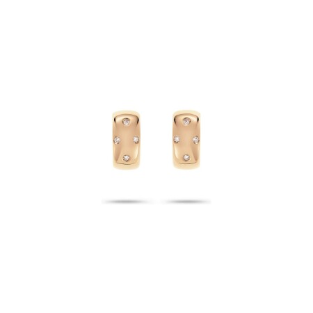 Boucles d'oreilles Fullord Gold Ghost en or rose et diamants