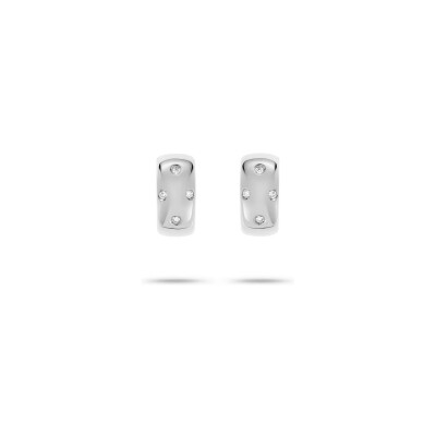 Boucles d'oreilles Fullord Gold Ghost en or blanc et diamants