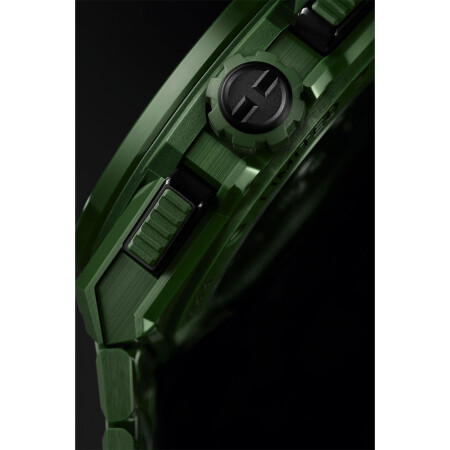 Montre Hublot Big Bang Integrated green ceramic, édition limitée 42mm