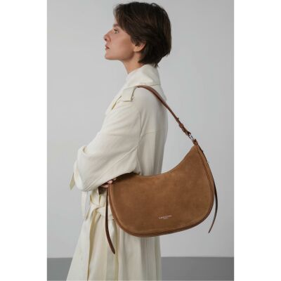 Sac besace zippé Lancaster Suède IT L