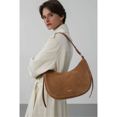 Sac besace zippé Lancaster Suède IT L