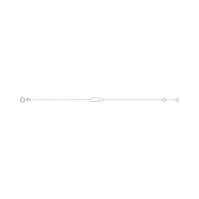 Bracelet en or blanc et diamant 0.01ct
