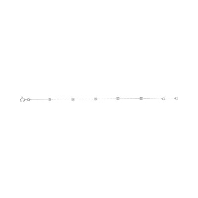 Bracelet en or blanc et diamant 0.05ct