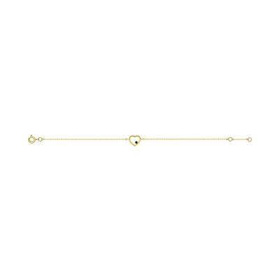 Bracelet en or jaune et saphir