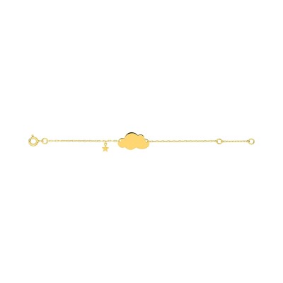Gourmette bébé en or jaune