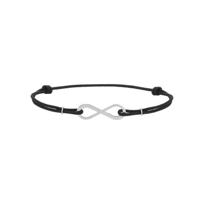 Bracelet corde en or blanc