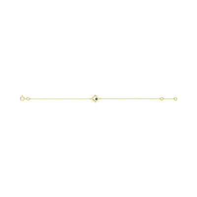 Bracelet en or jaune et saphir