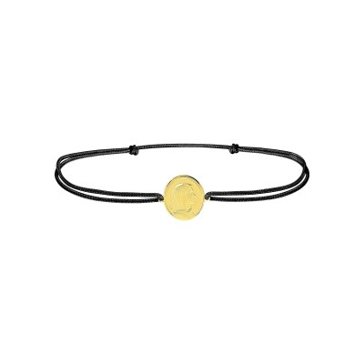 Bracelet corde en or jaune
