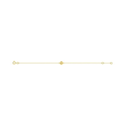 Bracelet en or jaune et diamant 0.01ct