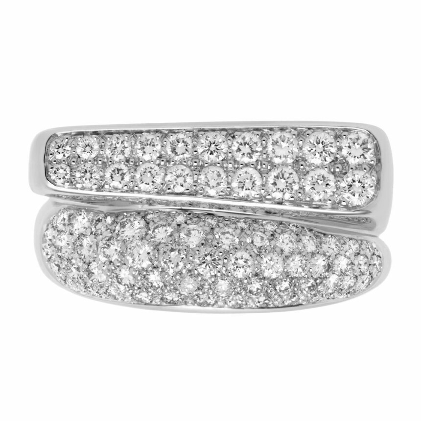 FRED Success ring, white gold and diamonds