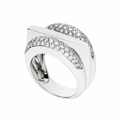 Bague FRED Success en or blanc et diamants