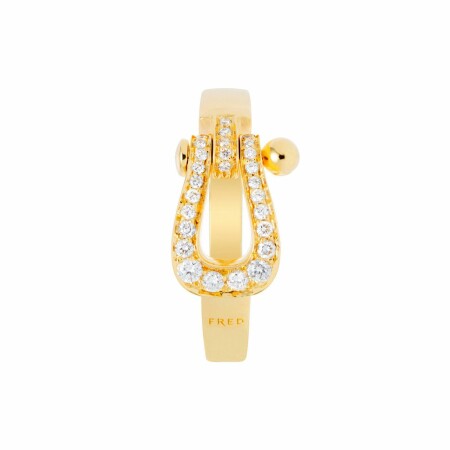 FRED Force 10 ring, medium size, yellow gold, diamond