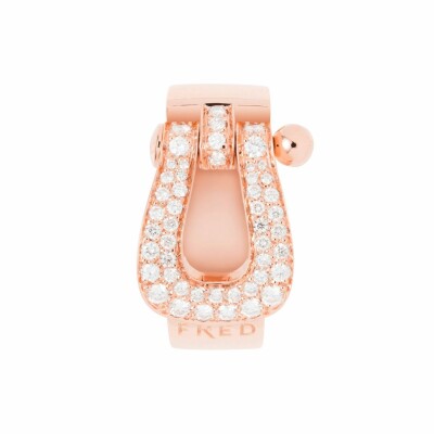 Bague FRED Force 10 grand modèle en Or rose et Diamant