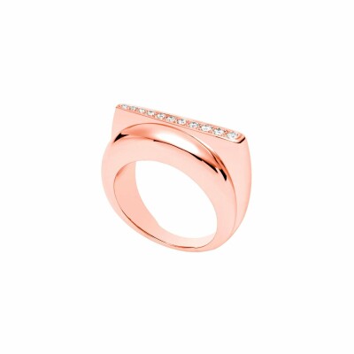 Bague FRED Success petit modèle en Or rose et Diamant