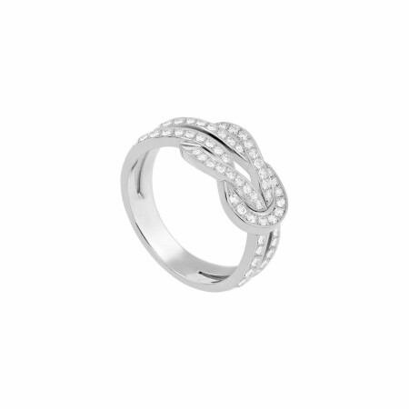 Bague FRED Chance Infinie en or blanc et diamants