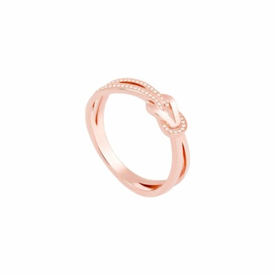 Bague FRED Chance Infinie en or rose et diamants