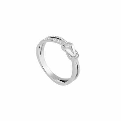 Bague FRED Chance Infinie en or blanc et diamants