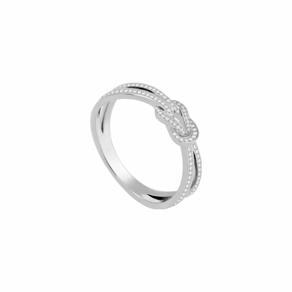 Bague FRED Chance Infinie en or blanc et diamants