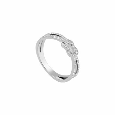 Bague FRED Chance Infinie en or blanc et diamants