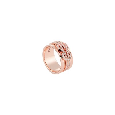 Bague FRED Chance Infinie en or rose et diamants