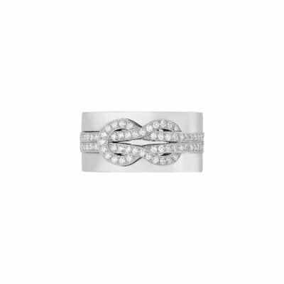 Bague FRED Chance Infinie en or blanc et diamants