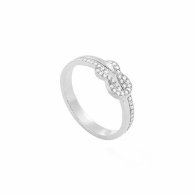 Bague Fred Chance Infinie en or blanc et diamants