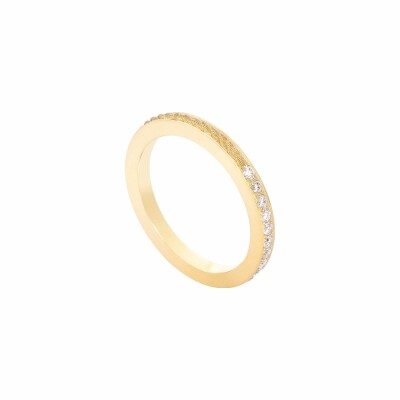 Bague FRED Force 10 Duo PM en or jaune et diamants