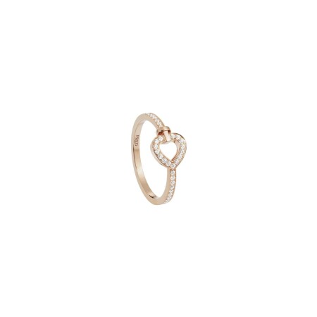 FRED Pretty Woman ring, mini size, rose gold, diamonds