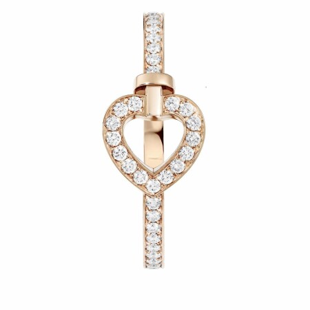 FRED Pretty Woman ring, mini size, rose gold, diamonds