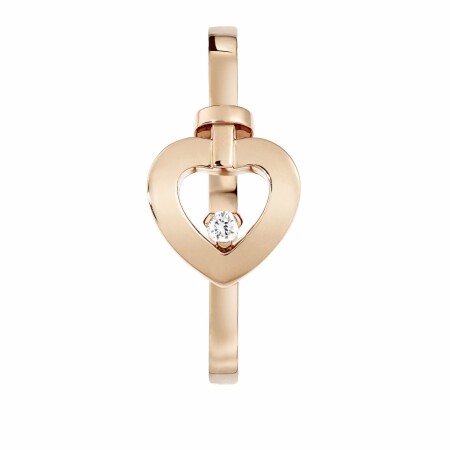 FRED Pretty Woman ring, mini size, rose gold, 1 diamond