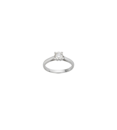 Solitaire en or blanc et diamant de 0.15ct