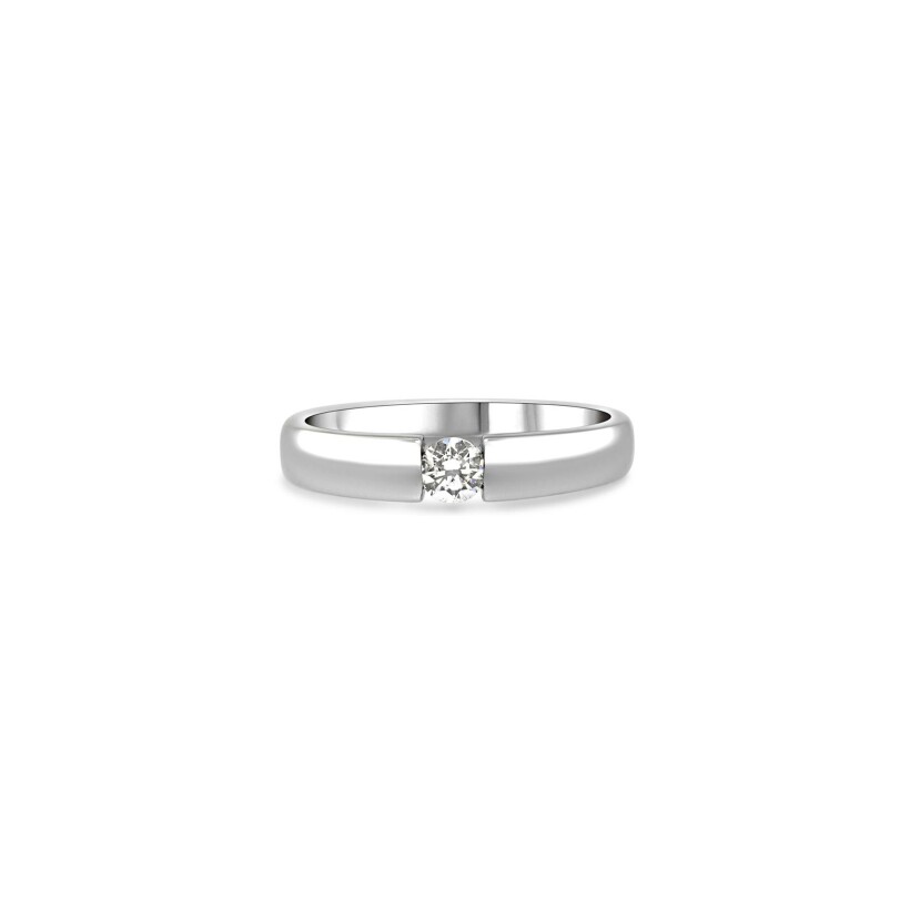 Bague Vaneste The One en or blanc et diamant