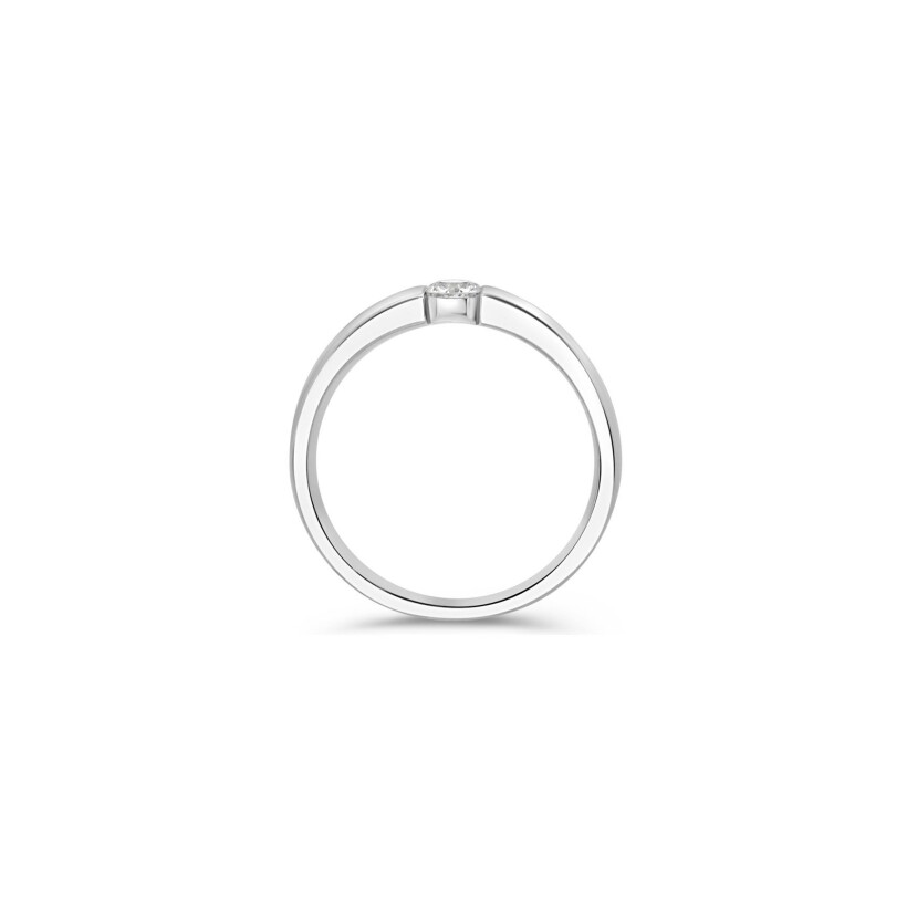 Bague Vaneste The One en or blanc et diamant