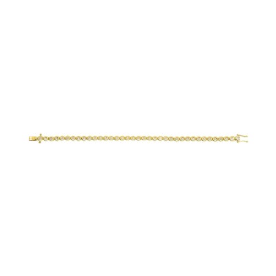 Bracelet en or jaune et diamant 0.50ct