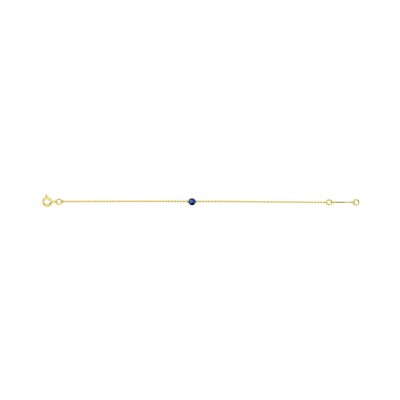 Bracelet en or jaune et saphir